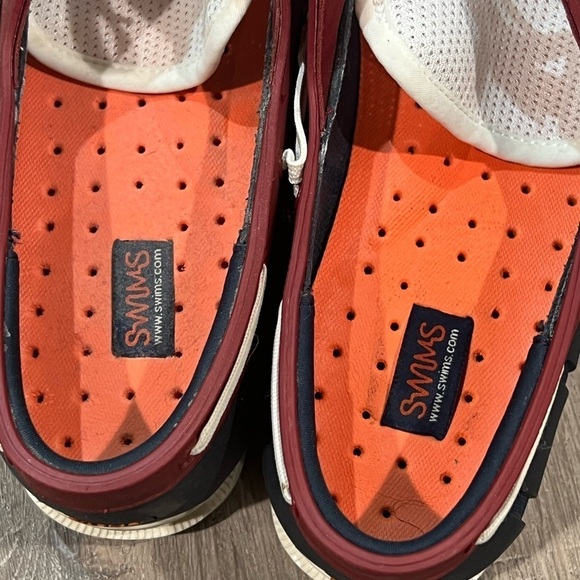 SWIMS Like New Size 7 Colorblock Sneaker Loafer Boat Shoe Waterproof Breathable - Picture 7 of 9